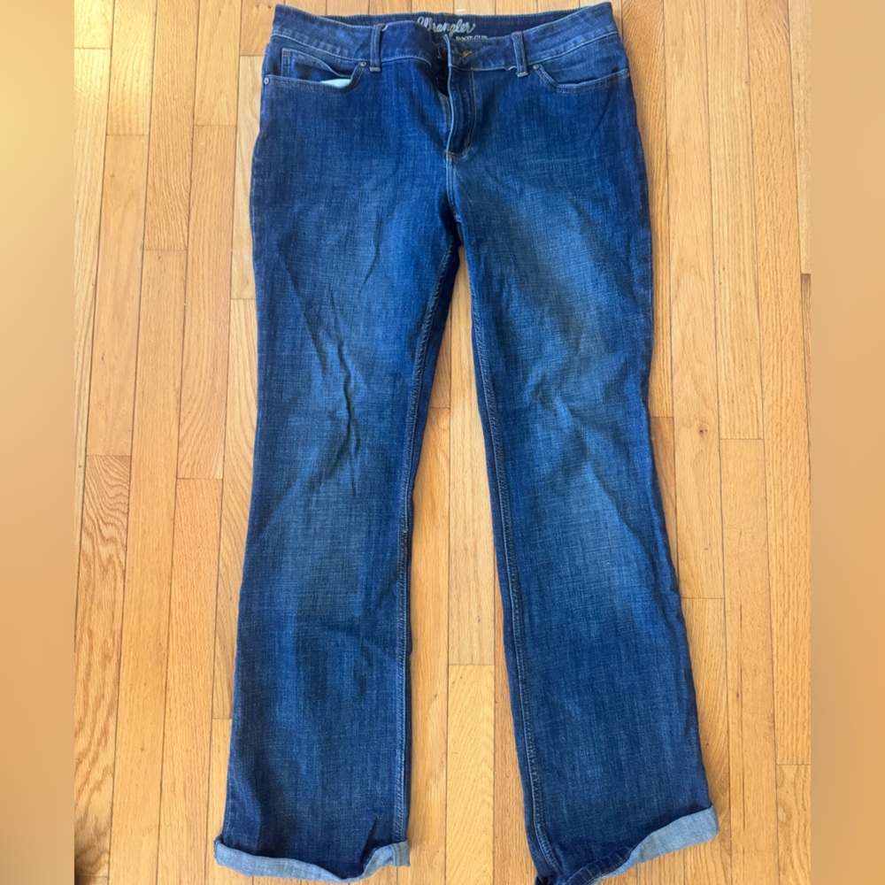 Wrangler Women's Deep Blue Boot Cut Jeans